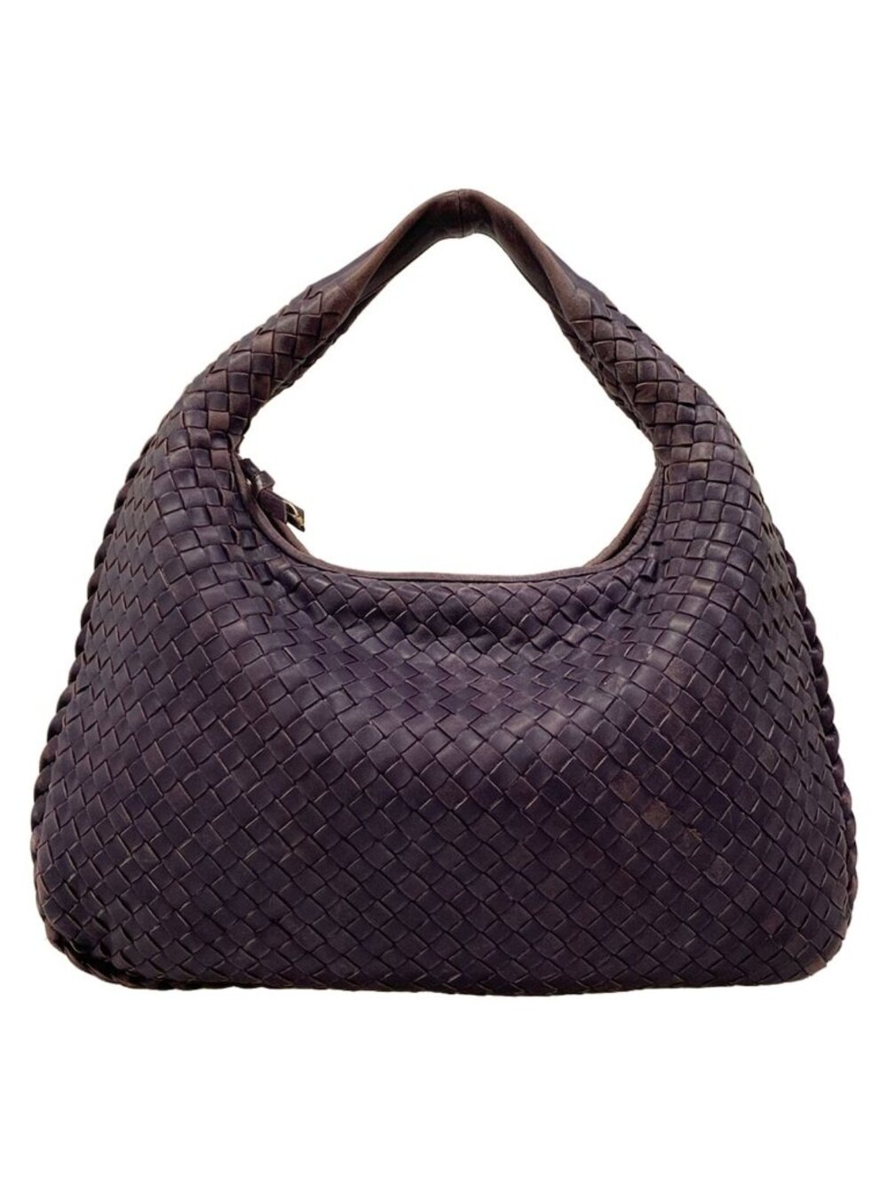 Bottega Veneta Handbag Intrecciato Purple Leather